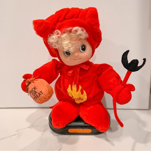 VTG 1995 Telco Small Fry Animated Halloween Display Little Devil Animated - Picture 15 of 15